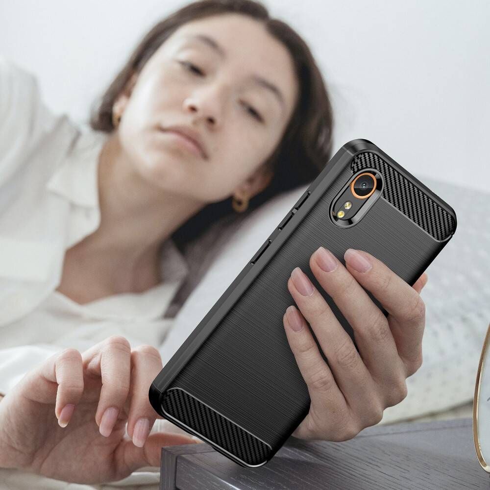 Etui do Xcover 7 Carbon Case Obudowa Pokrowiec Matowy