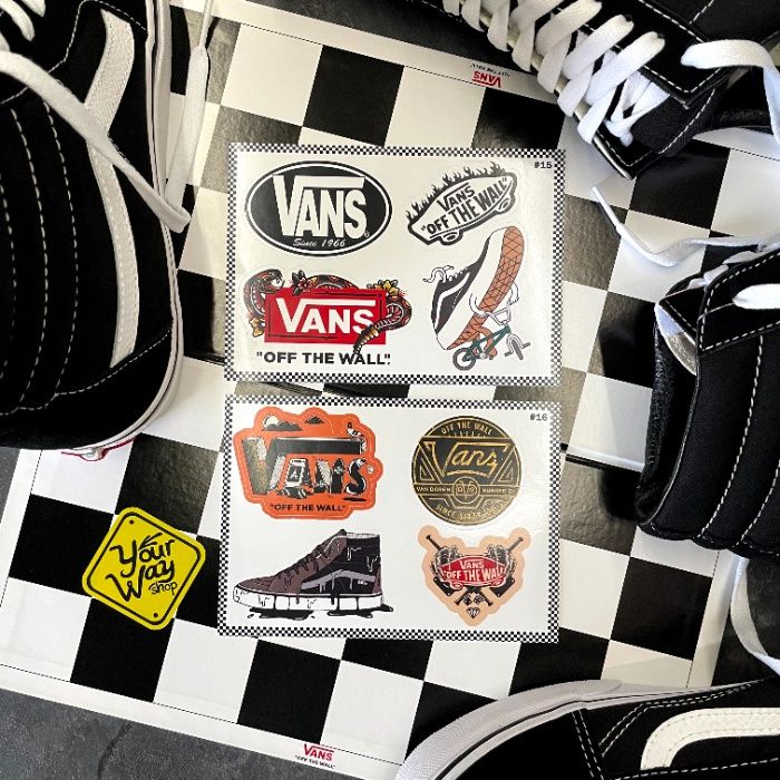 Стікерпаки, наклейки, стікери Vans