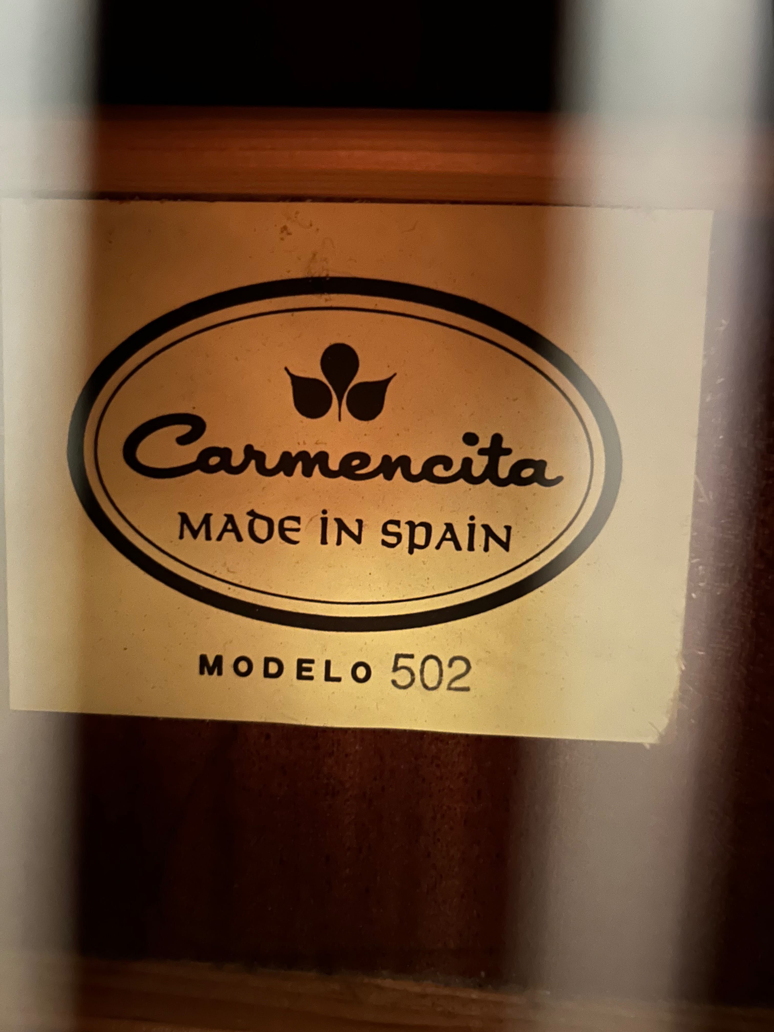 Gitara Carmencita  made in Spain model 502