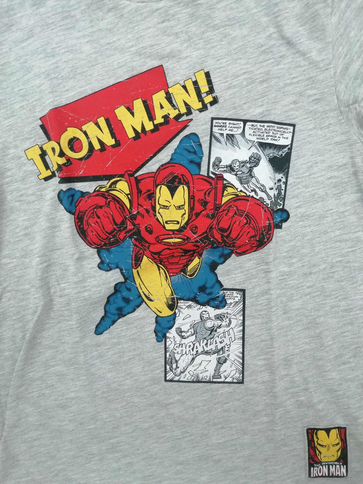 T-shirts Star Wars, Iron Man (Marvel) e Angry Birds 9-10 anos