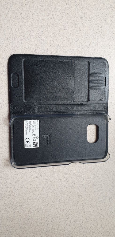 Samsung s7 etui wallet czarne