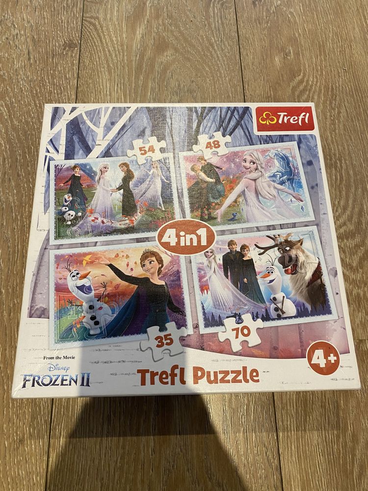 Puzzle Frozen-Kraina Lodu 4w1 Trefl 4+