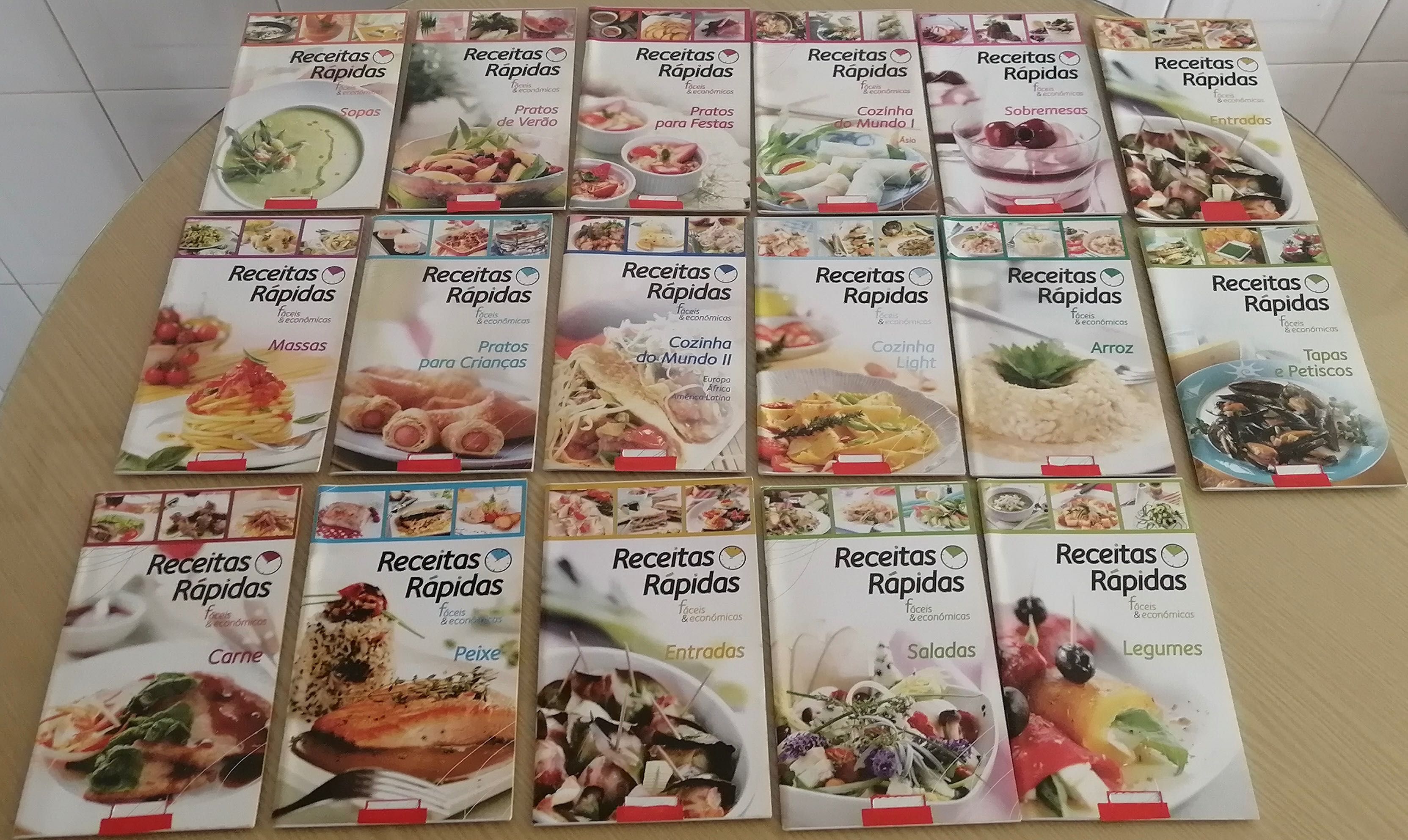 colecçao de livros de receitas