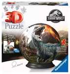 Puzzle 73 elementów 3D Kula Jurassic World. Ravensburger