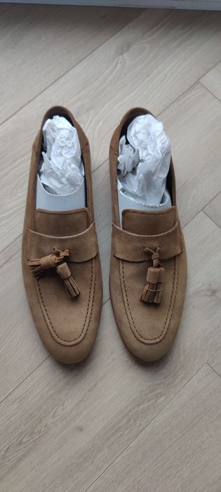 Buty skórzane mokasyny Reiss 43