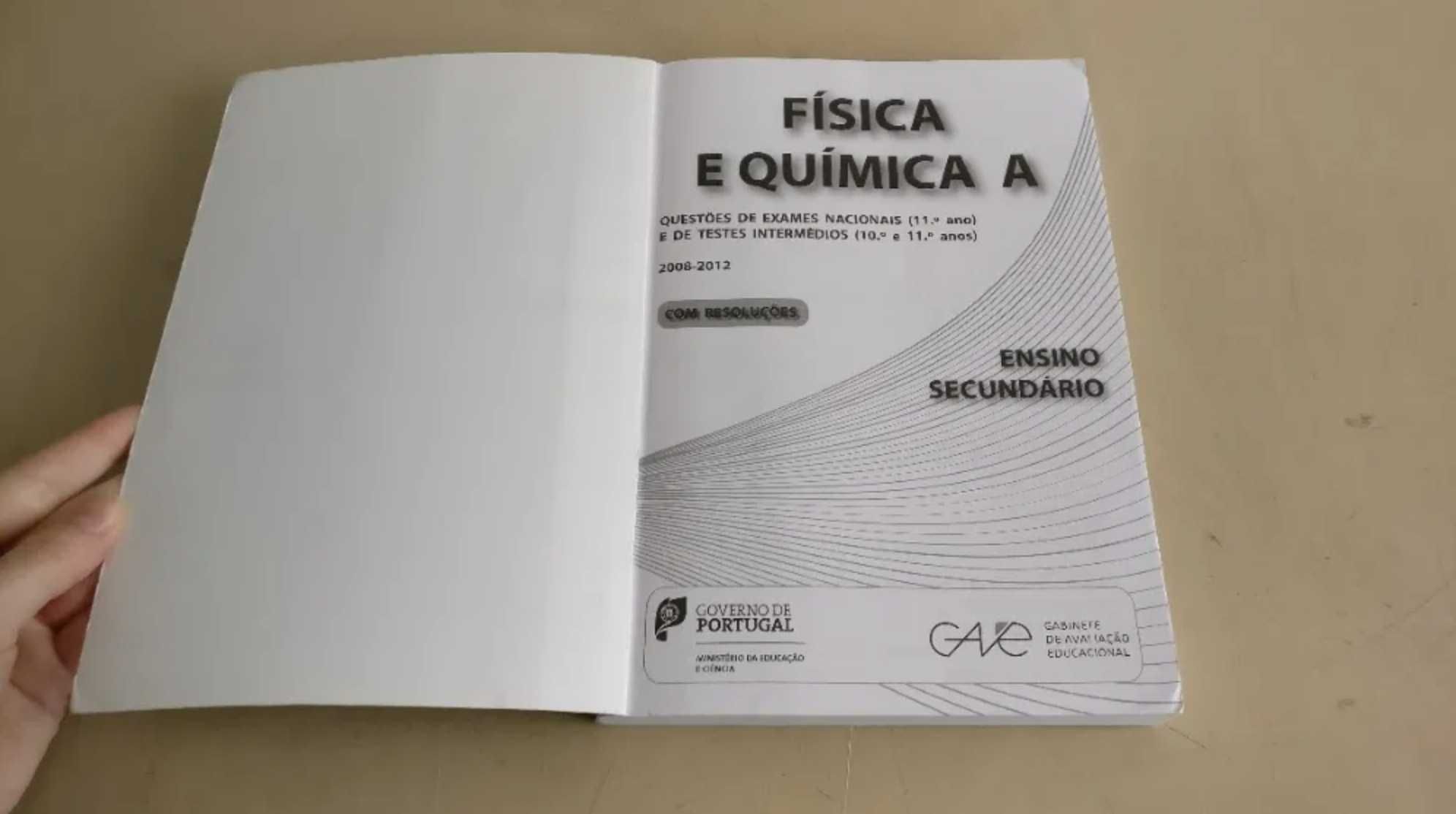 Física e Química A Questões de Exames Nacionais (10.º e 11.º Anos)