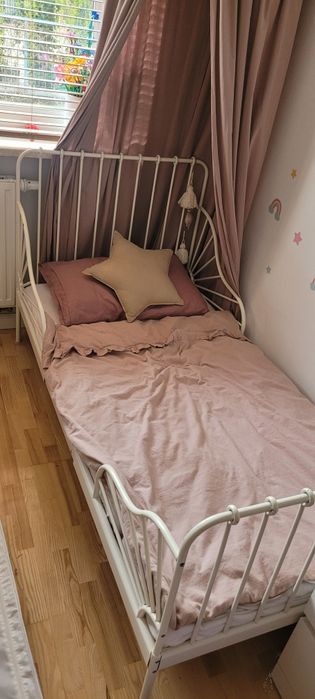 Łóżko Ikea Minnes białe