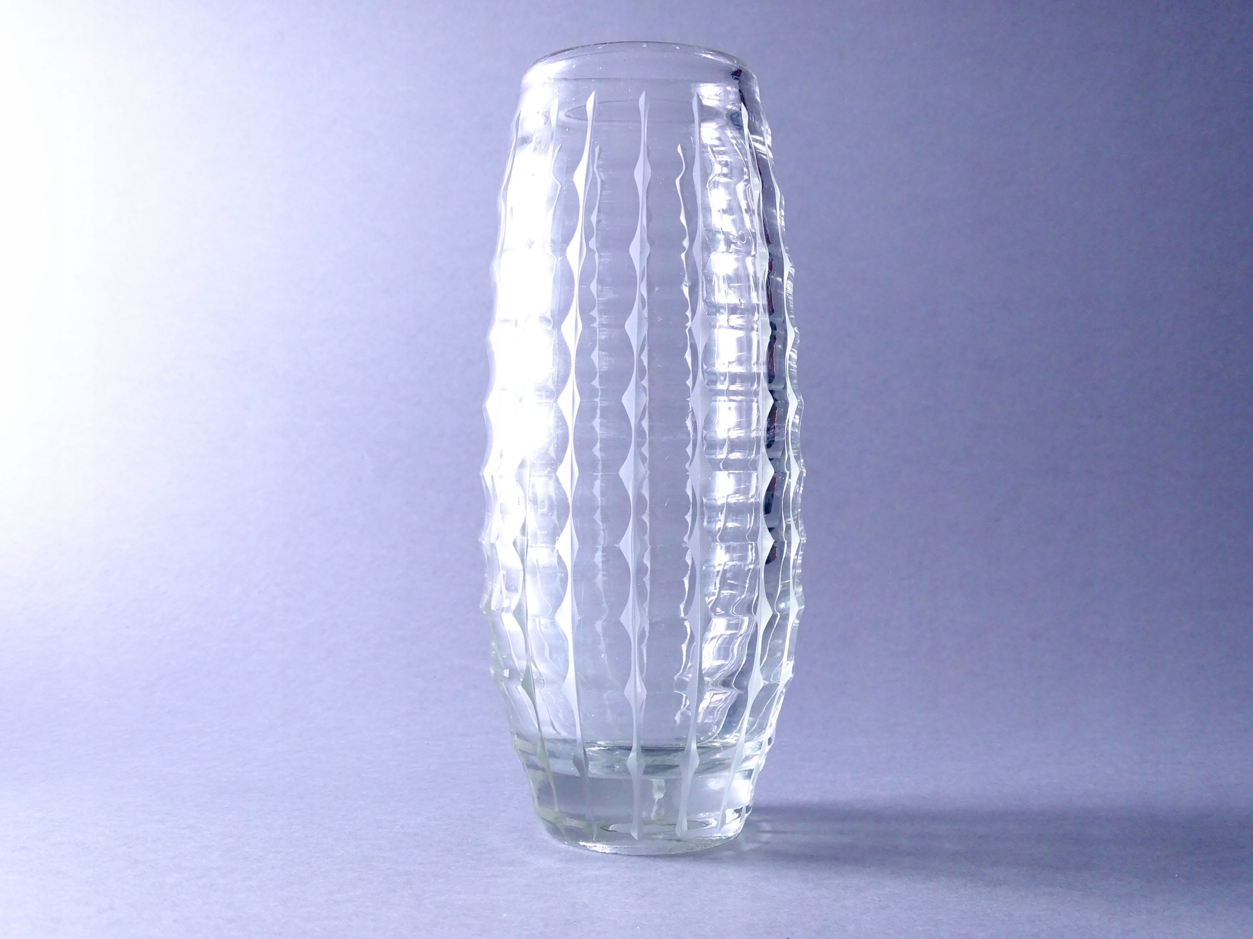lata 60/70-te xx designerski szklany wazon