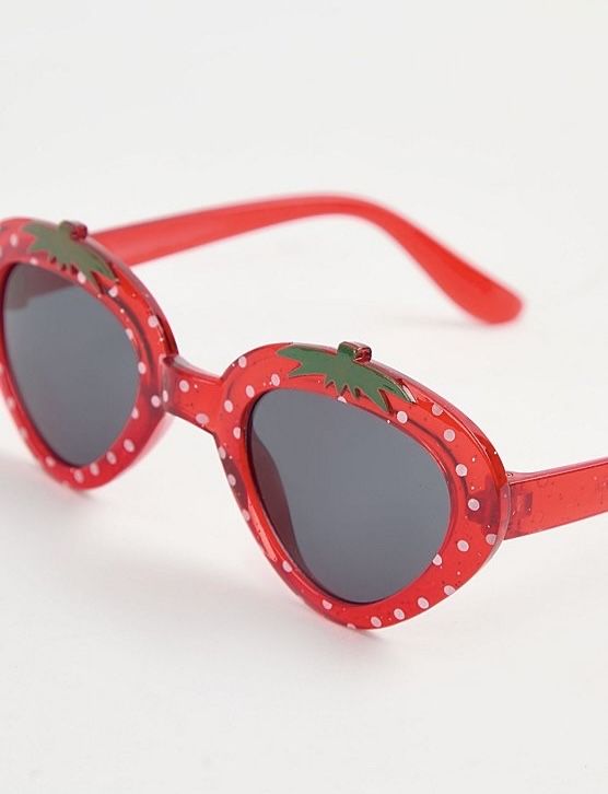 George okulary przeciwsłoneczne truskawka brokat strawberry truskawki