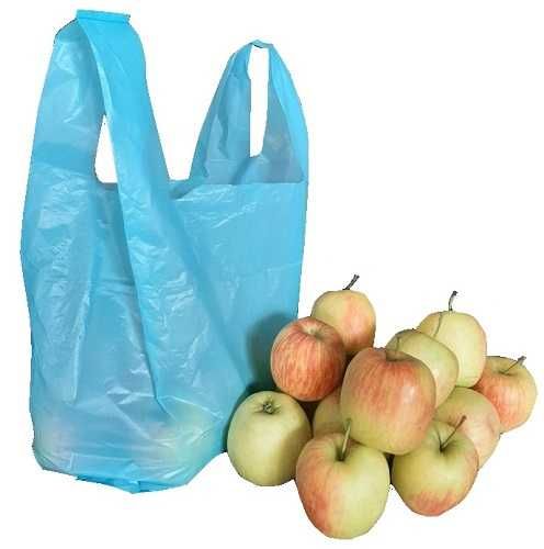 Reklamówki 25/45 do 3 kg niebieskie - 5 opakowań