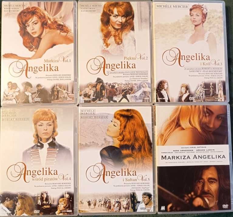 Kolekcja DVD Angelika + bonus - obniżka ceny