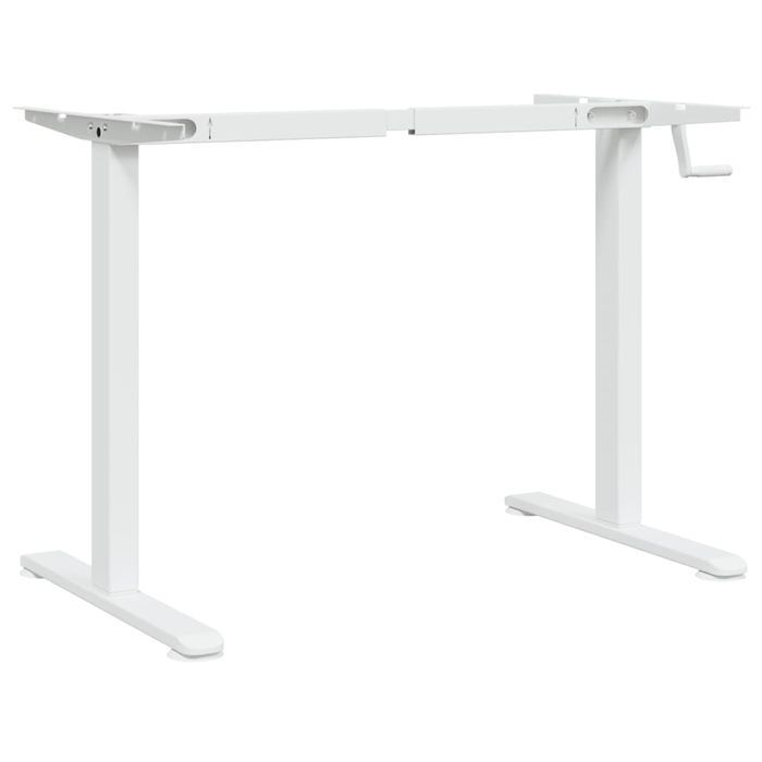Vidaxl Rama Biurka Do Pracy Na Stojąco, Biała, (94-135)X60X(70-114) Cm