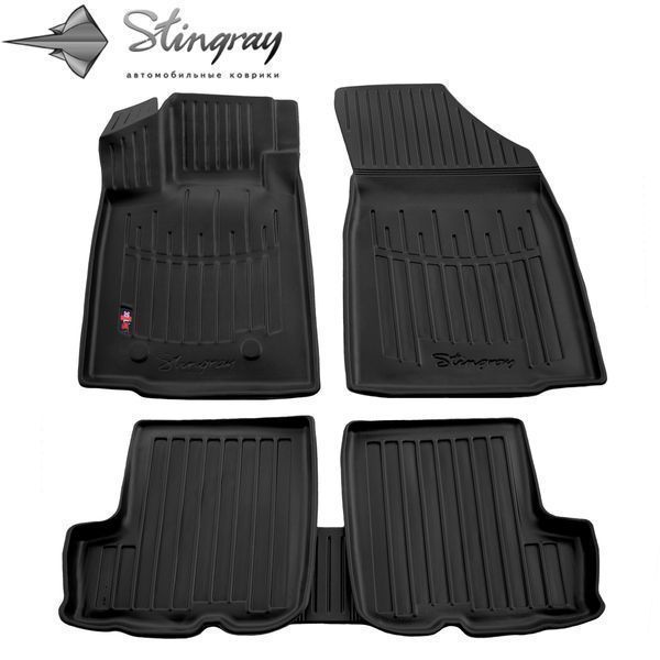 Гумові 3D коврики в салон Рено Logan/ Master/ Megane/ Sandero/ Scenic