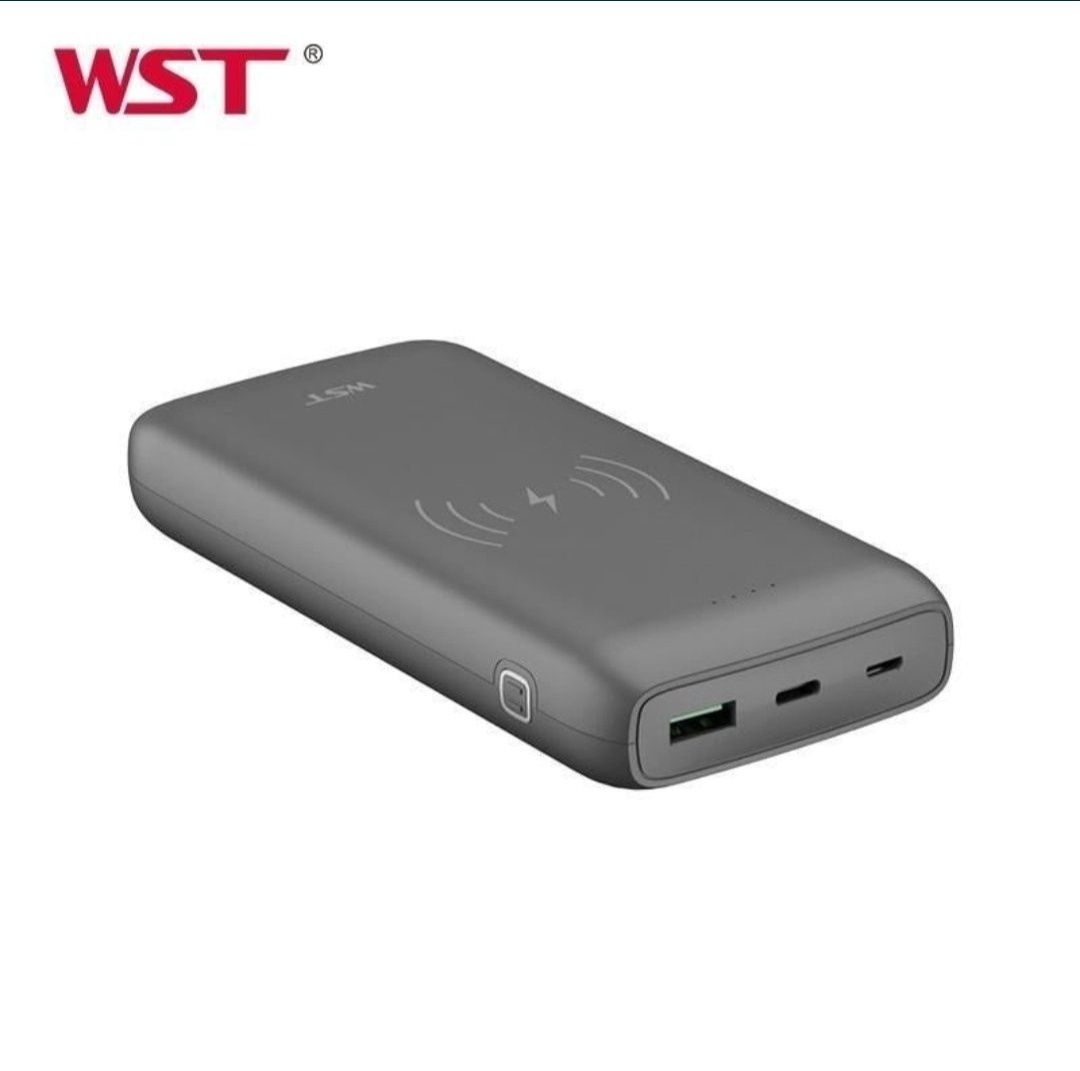 Павербанк WST ADPO2A 20000MAr.QC3.0+PD 18W.Безпровідна зарядка.