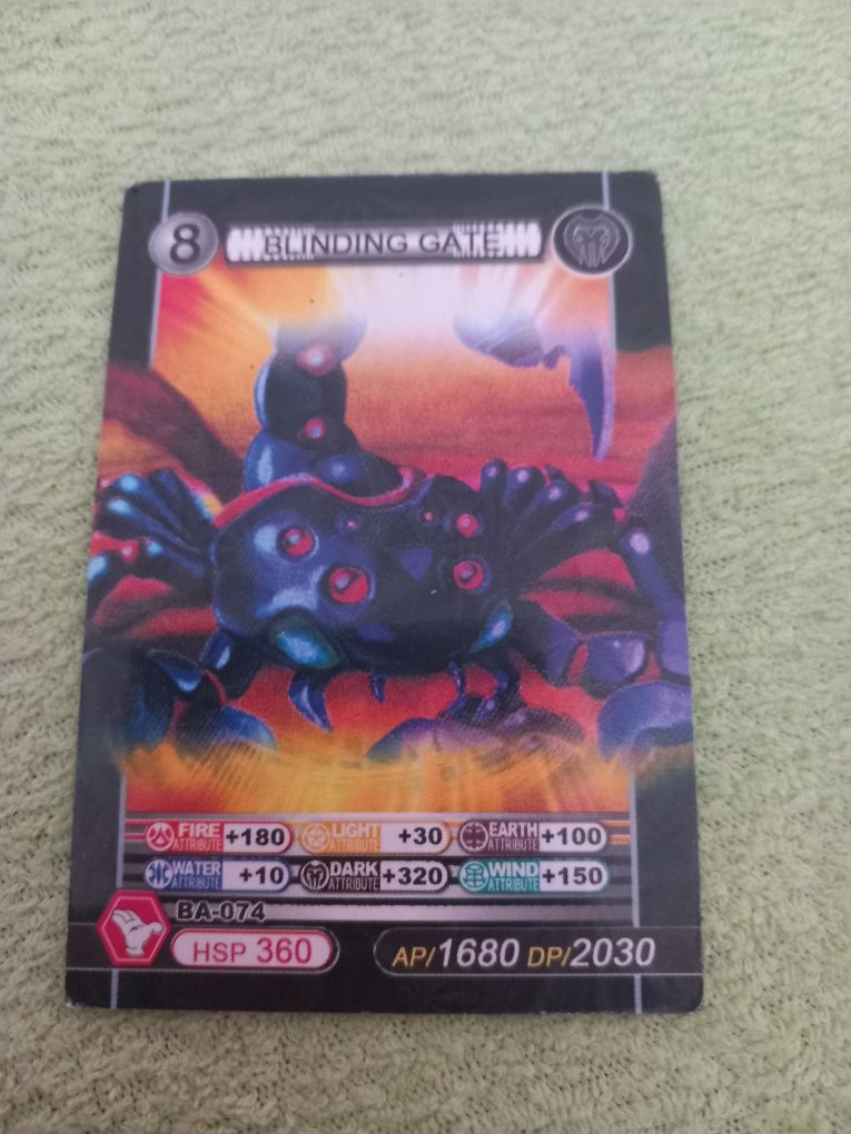 Karty bakugan battle brawlers