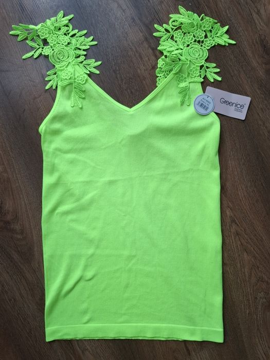 Koszulka damska neonowa
