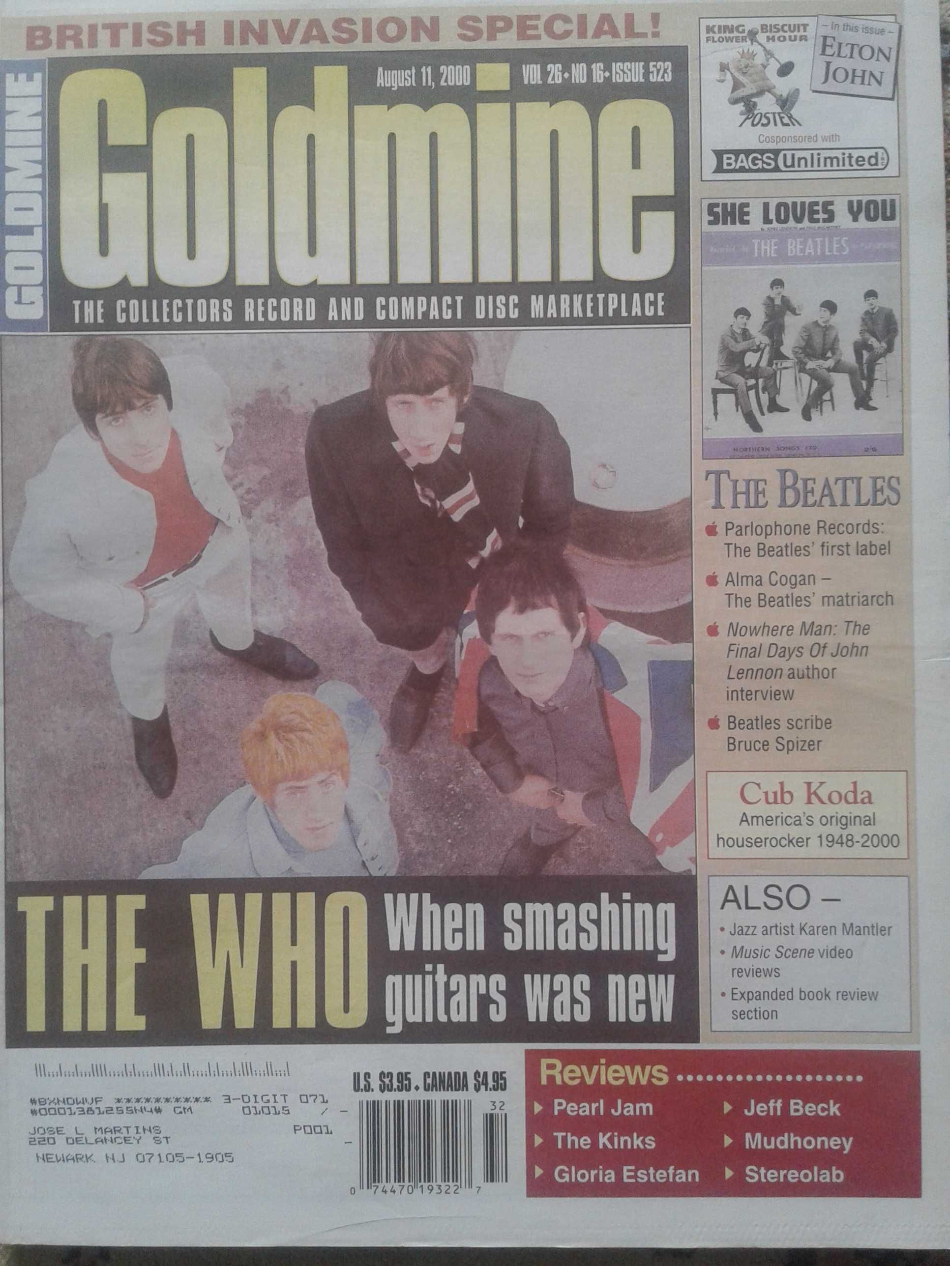 The Who / Ramones / Outros    - revistas Americanas