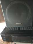 Wieża Amplituner Kenwood+ kolumny Technics
