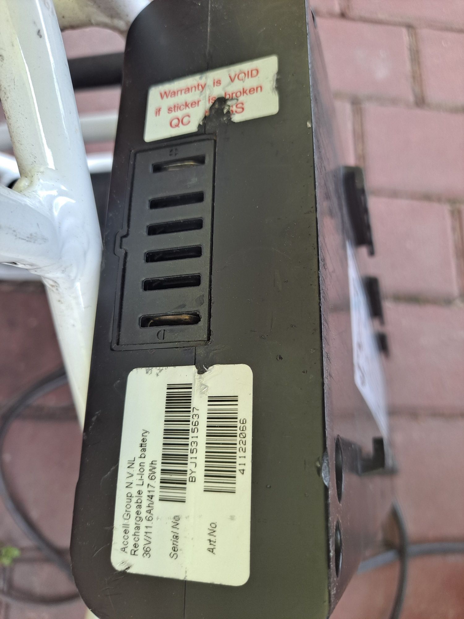 Bateria z baganizkiem do roweru elektrycznego