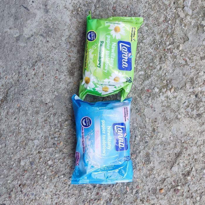 Papier toaletowy nawilżany 60 sztuk chusteczki nawilżane 50 opakowań