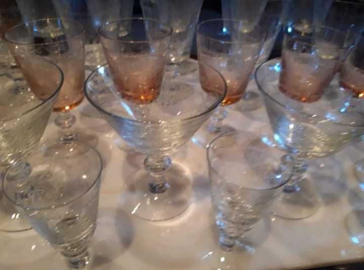 Conjunto de copos de cristal 43 unidades