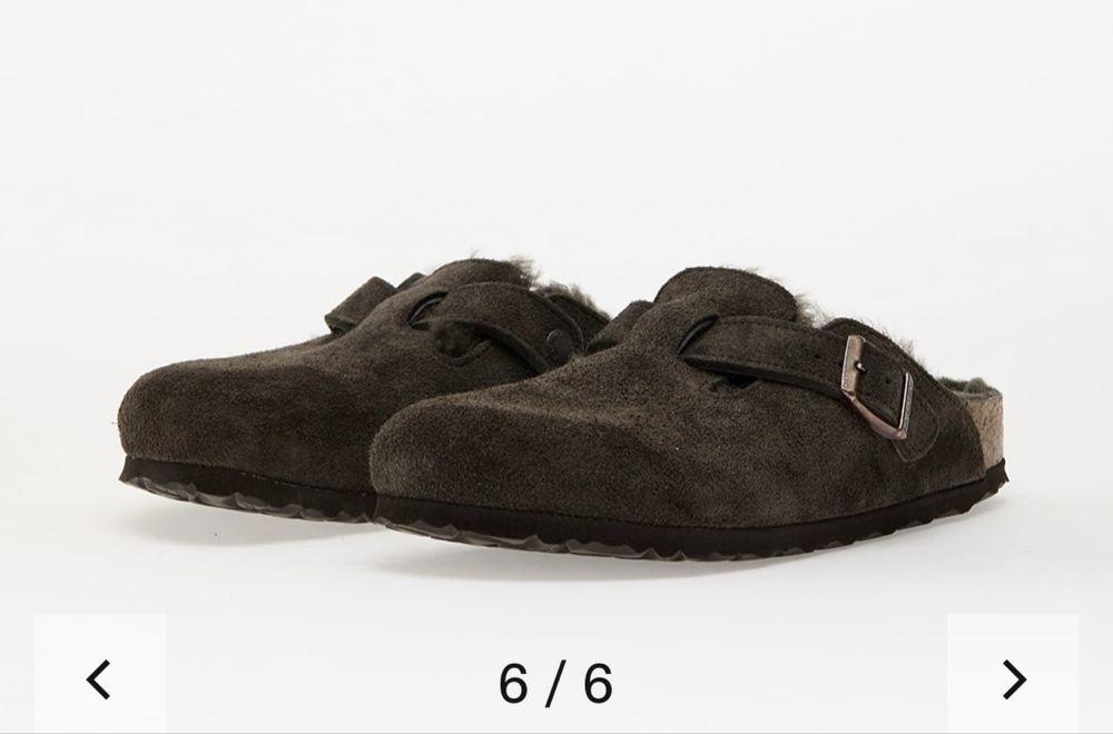 birkenstocks boston хутро 39