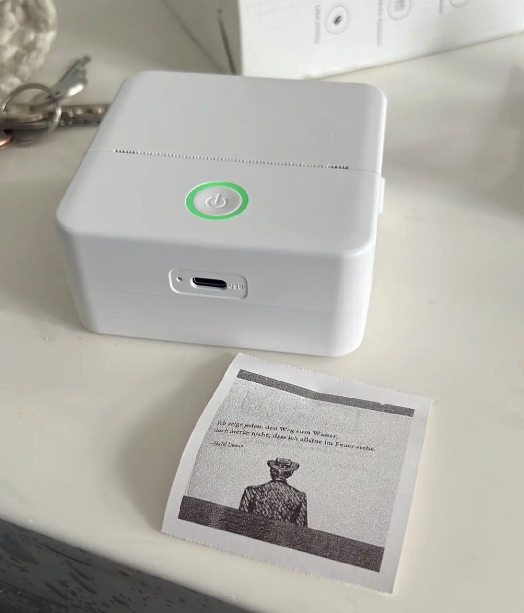 Mini HD Portable Label Thermal Printer Endurance Bluetooth Printer