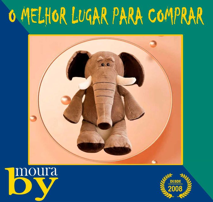 Peluche elefante Cartoon selva brinquedo para crianças