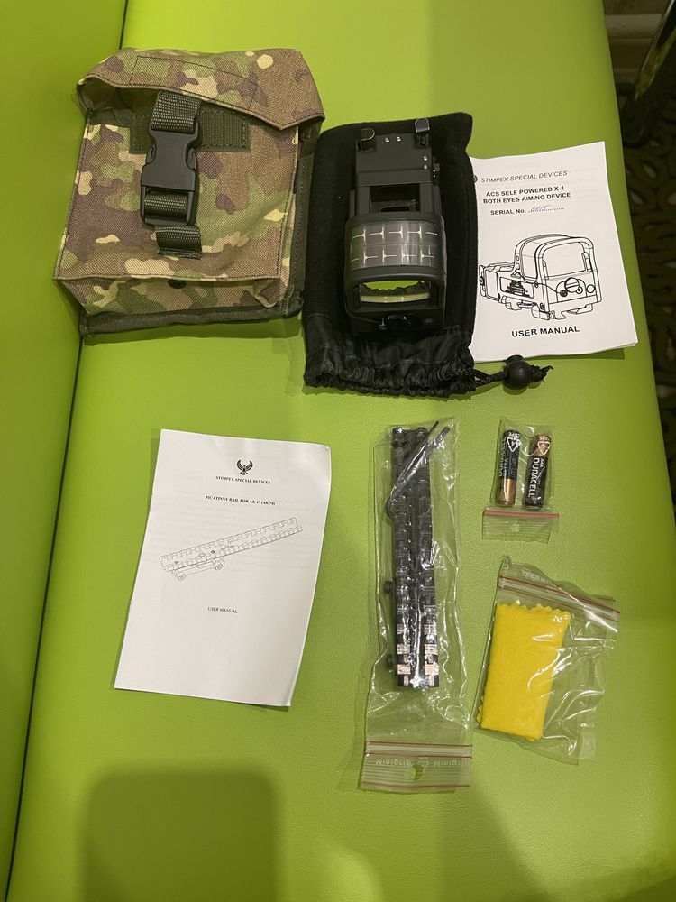 Коллиматор , приціл (ак,ар,пкм,рпк,м240)ACS-X1 HD REFLEX SIGHT