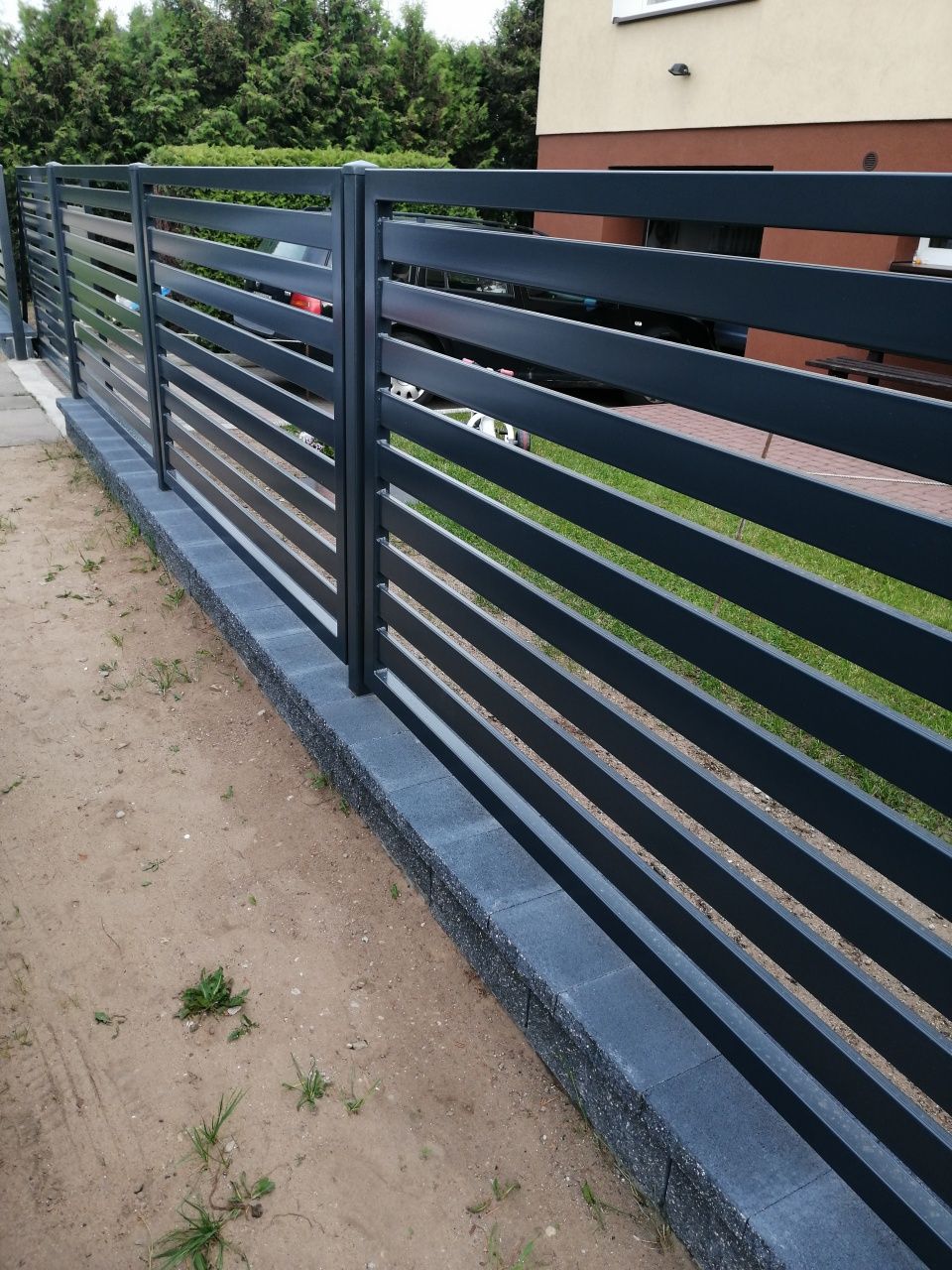 Brama przesuwna, bez montażu,balustrady