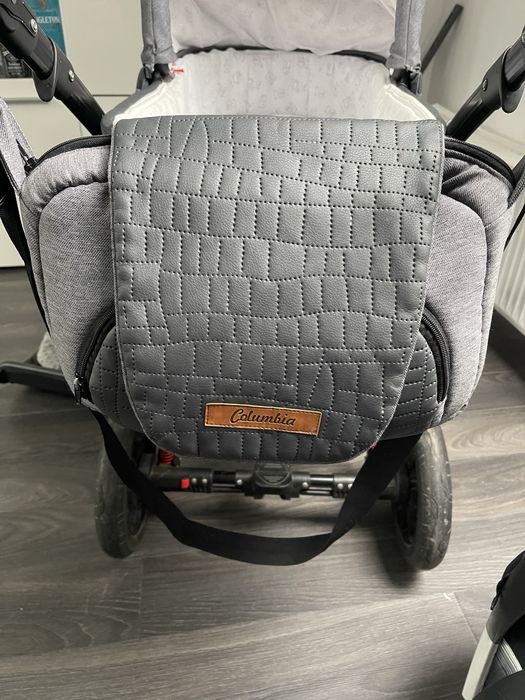 Wózek Columbia 3 w 1 + fotelik Cybex Aton 5 z adapterami