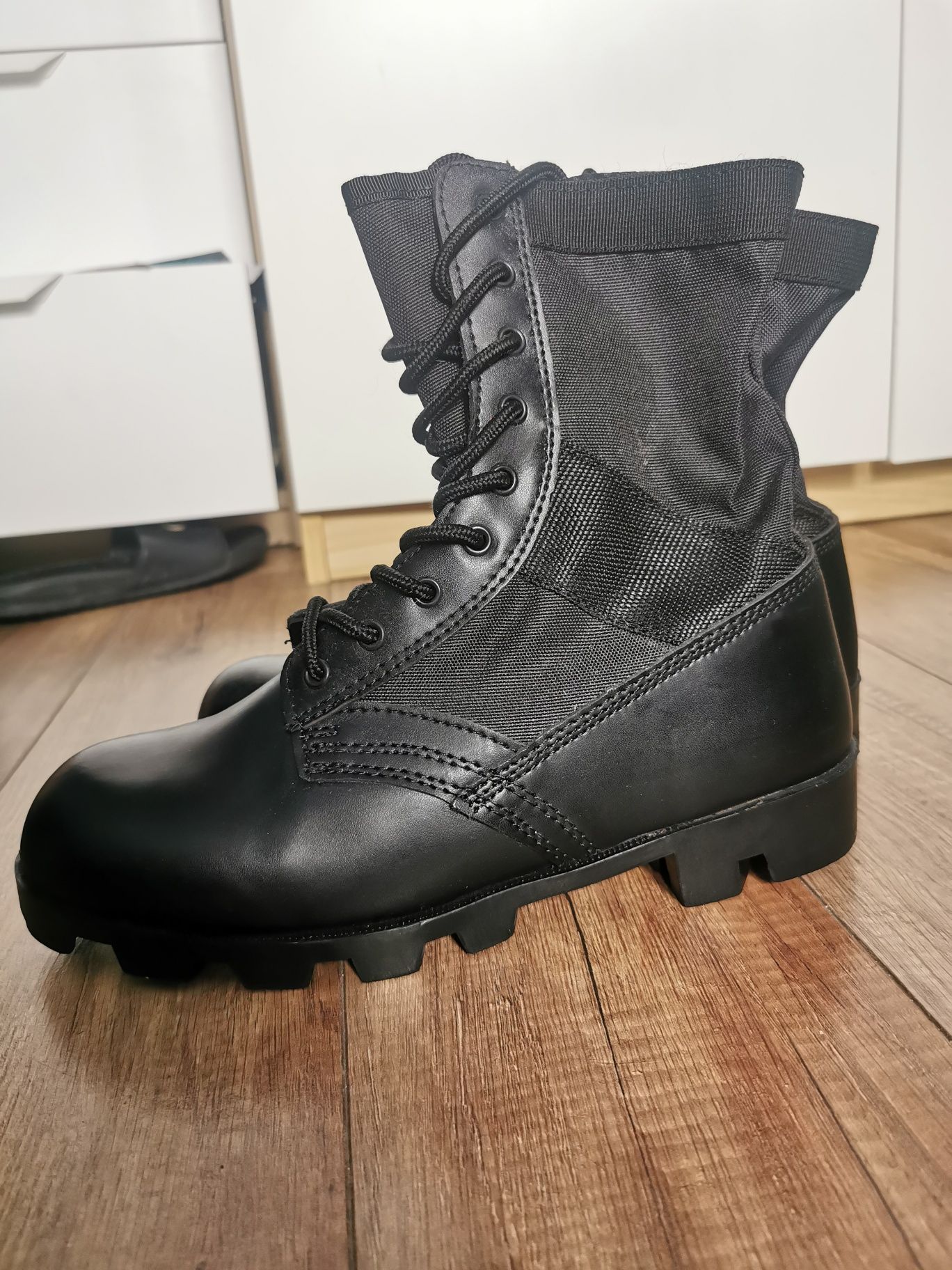 Buty robocze mil-tec taktyczne jungle panama czarne militaria worker b