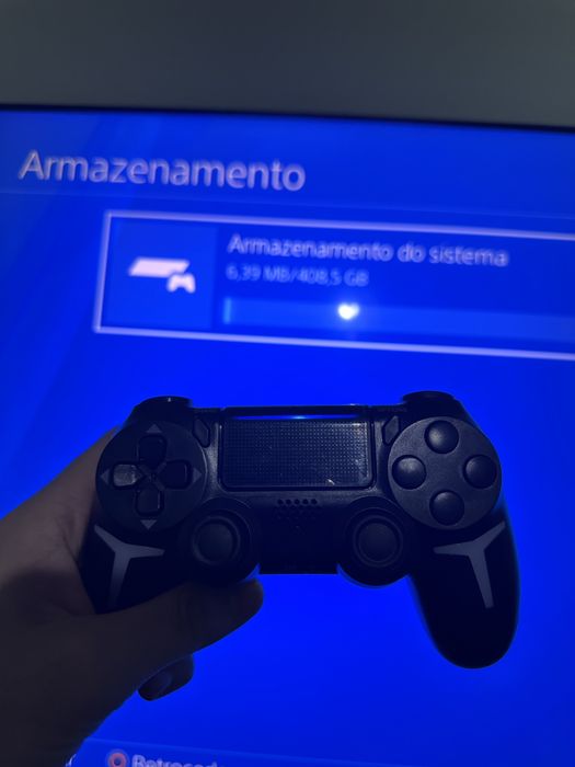 Playstation 4 Desbloqueada + Comando Novo