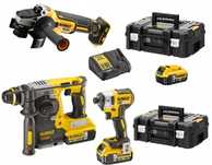 Zestaw Elektronarzędzi DeWALT Combo DCK305P3T-QW /18V 3x5,0Ah ,2 kufry