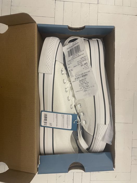 Trampki tenisówki buty sportowe przed kostkę białe damskie