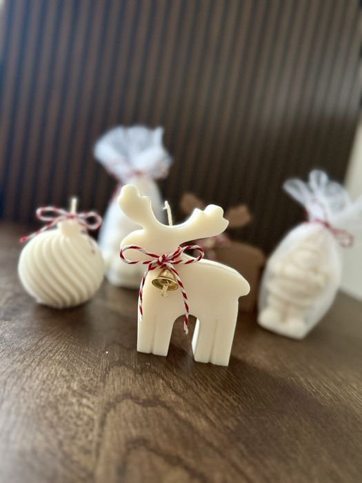 Świąteczne świece sojowe/ prezent