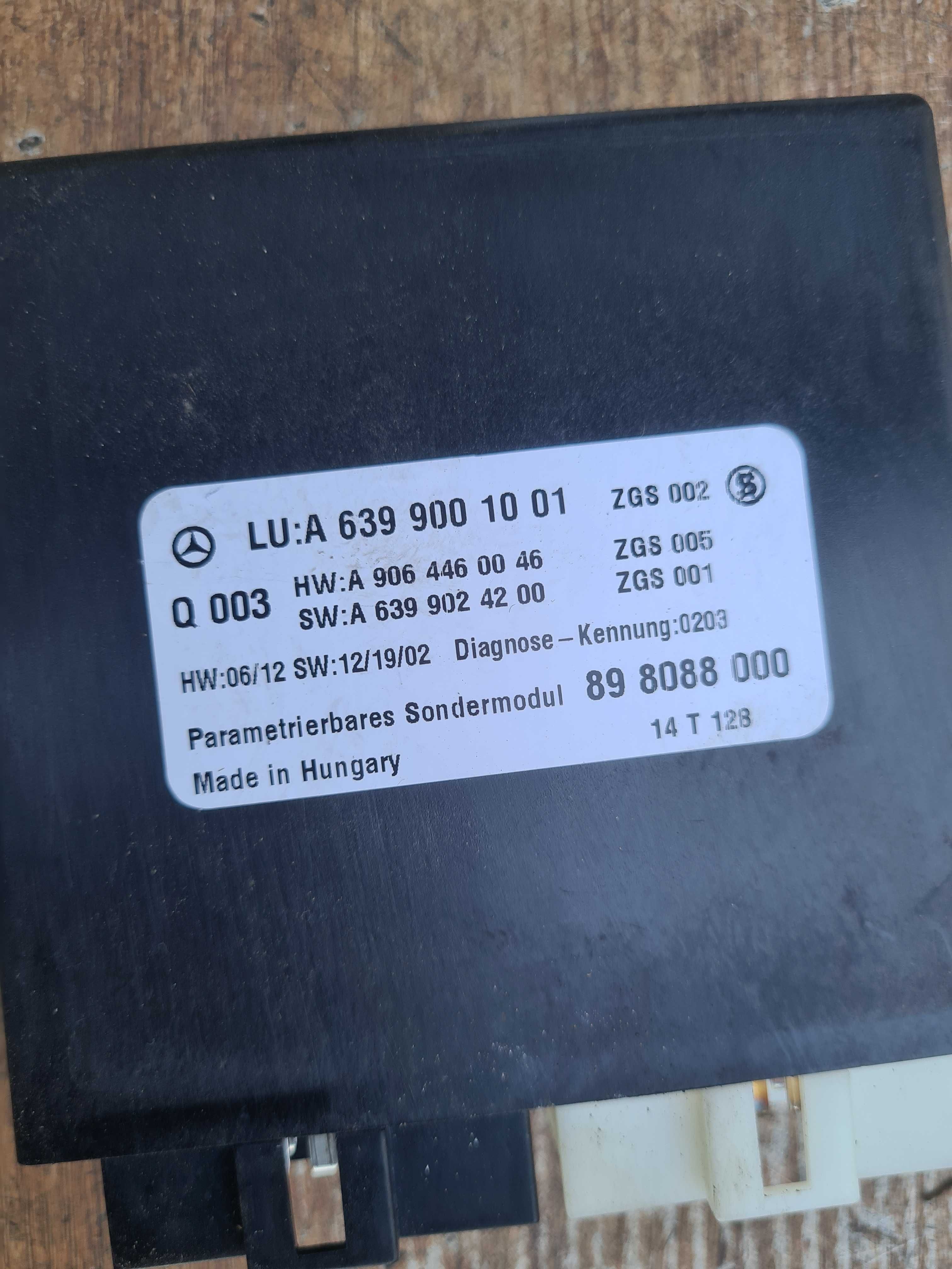 Mercedes Vito 639 2.2 moduł sterownik Viano 639