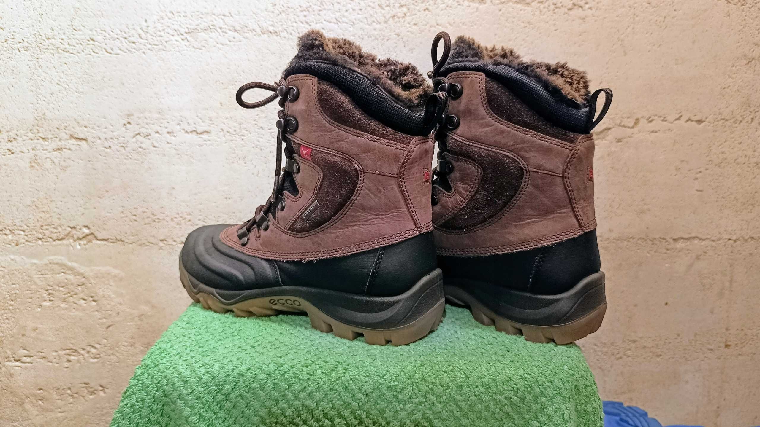 Damskie śniegowce ECCO EXPEDITION II r.37 skóra Gore-Tex stan idealny