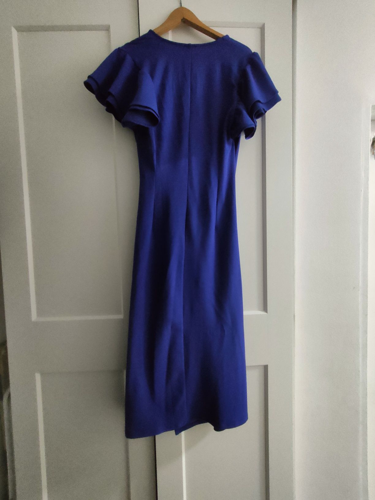 Sukienka Mohito XL kobaltowa granatowa midii