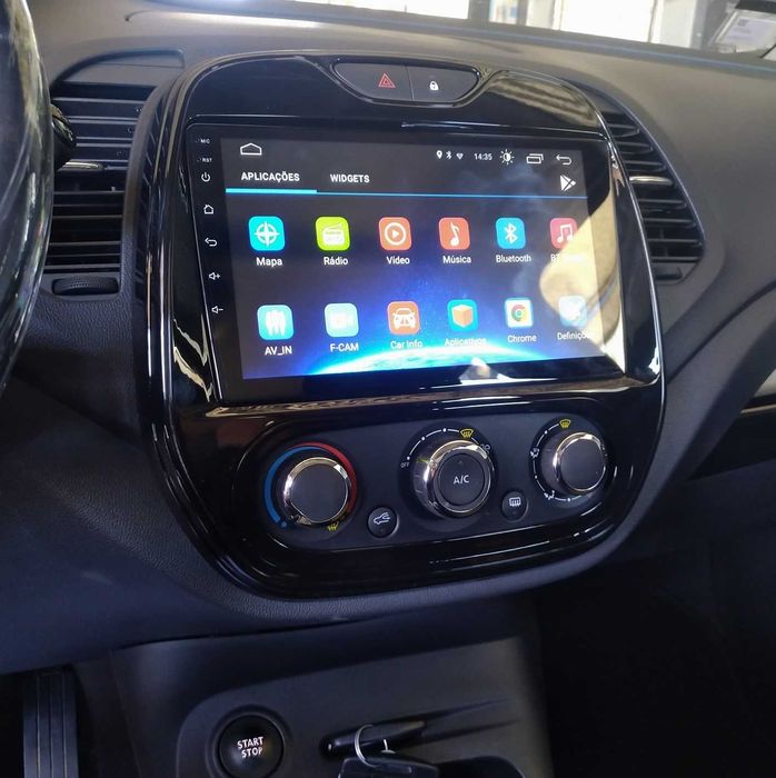 (NOVO) Rádio 2DIN 9" • Renault CAPTUR (2013 a 2019) • Android [4+32GB]