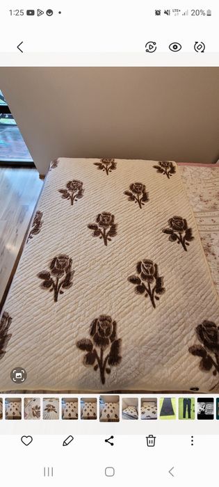 Koc 190x135 cm pled 100proc wełniany termiczny termoaktywny WOOLMARK