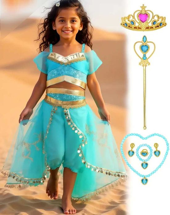 Nowy zestaw Jasmina Dżasmina Alladyn, r. 116 + akcesoria! przebranie