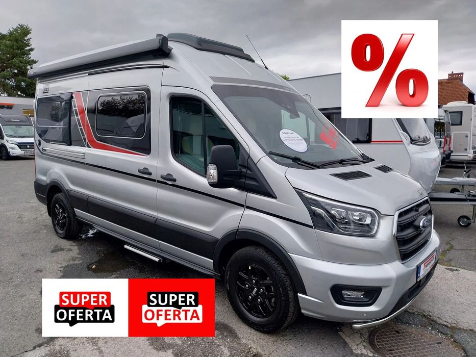 Ford KAMPER BURSTNER LINEO C590 TRANSIT 170KM AUTOMAT NOWY!  WYPRZEDAŻ! Najbogatsza wersja; Pakiet ACTIVE! Atrakcyjny design