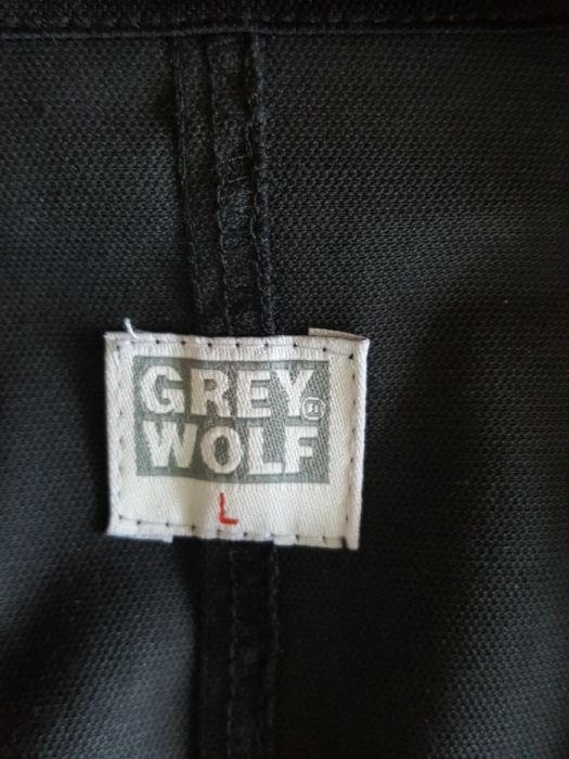 ŻAKIET czarny długi rękaw, marynarka Grey Wolf, 97% bawełna, rozmiar L