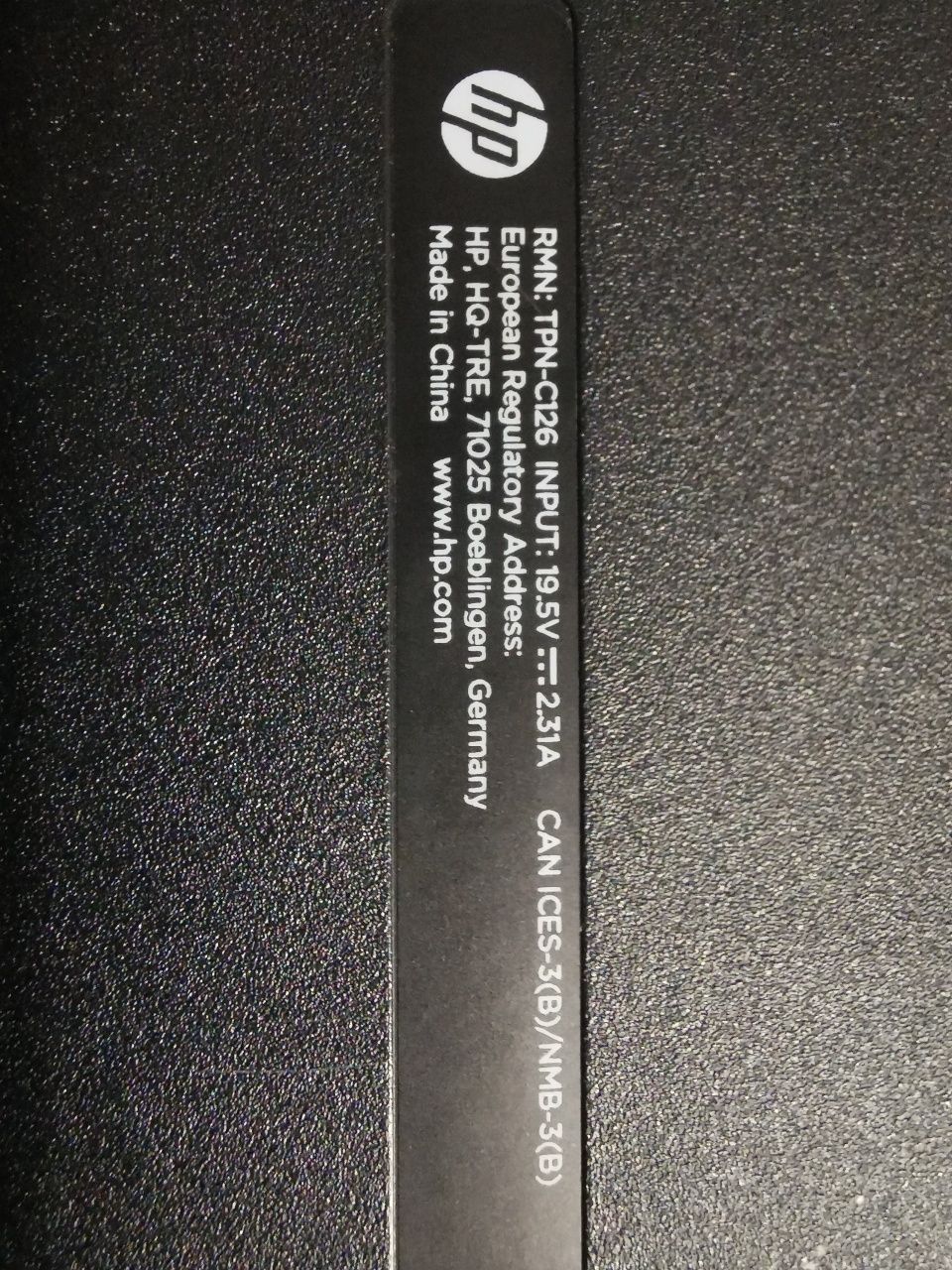 Laptop hp tpn c126