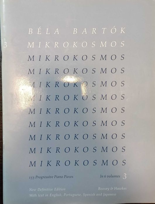 Béla Bartók Mikrokosmos Volume 3 Boosey Hawkes