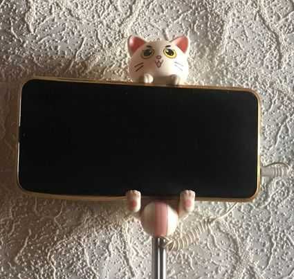 монопод для селфи палка штатив держатель Hello Kitty Кошка