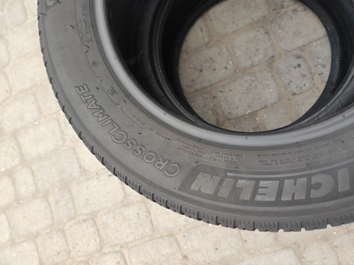 225.55.16 Dwie opony Wielosezonowe Michelin Crossclimate dot 2020