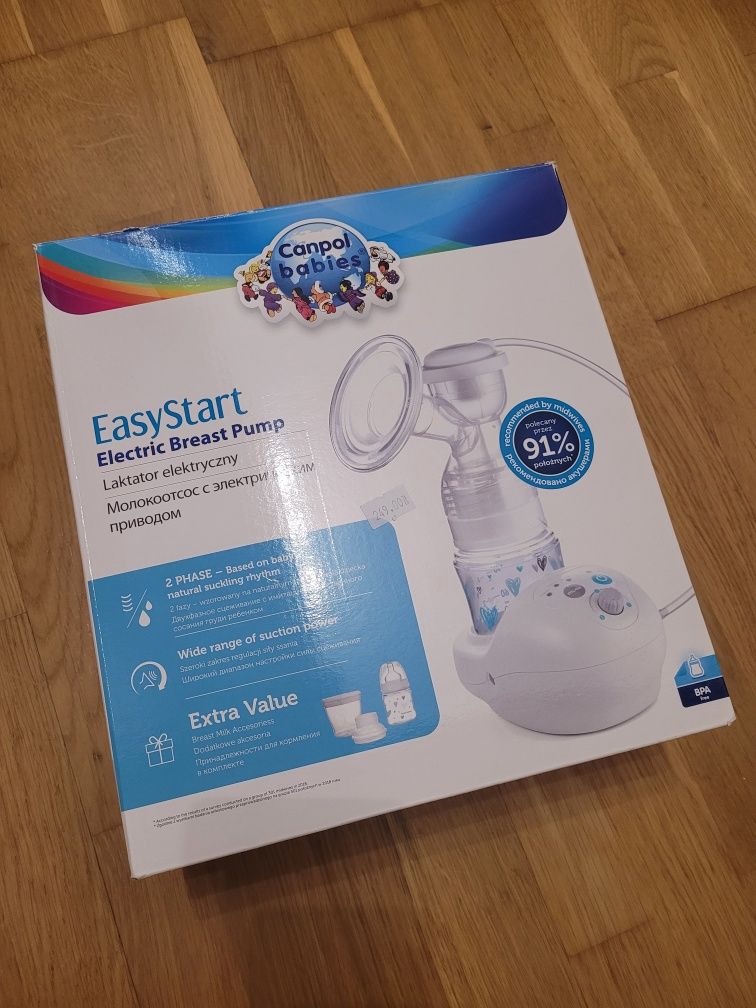JAK NOWY laktator Canpol Babies Easy Start