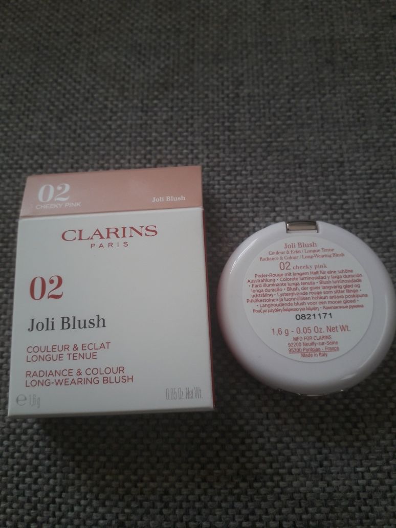 Clarins Róż do policzków kompakt Joli Blush 02 Cheeky Pink 1,6 g
